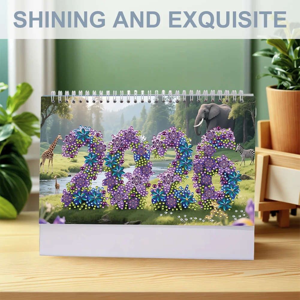 5D/DIY Calendar Crystal Painting Desk Calendars Kit Diamond Painting Calendar