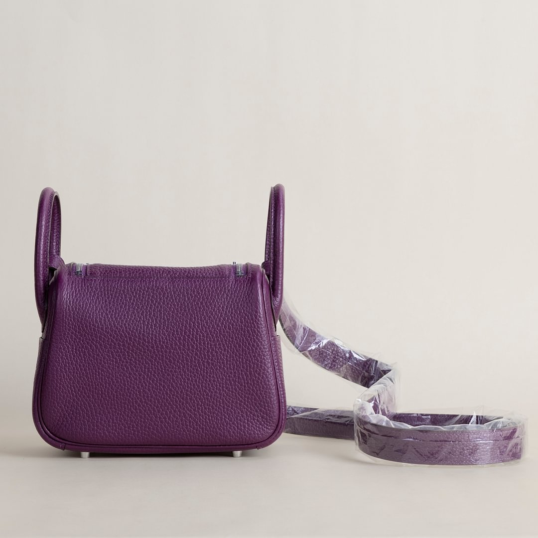 Mini Lindy Clemence leather  P9 Anemone PHW