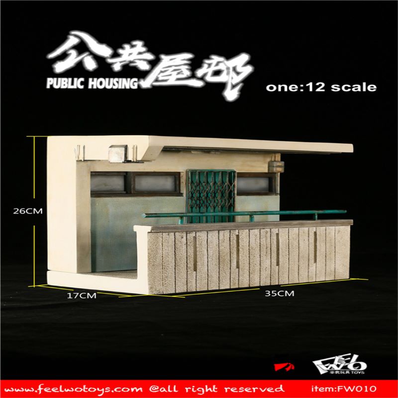 FEELWOTOYS FW010 1/12 Public Housing Hong Kong Scene Platform Fit 6inch Action Figure-aliexpress