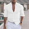 Camicia casual traspirante a maniche lunghe da uomo