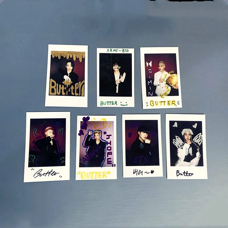 방탄소년단 Butter Album Member Polaroid Card