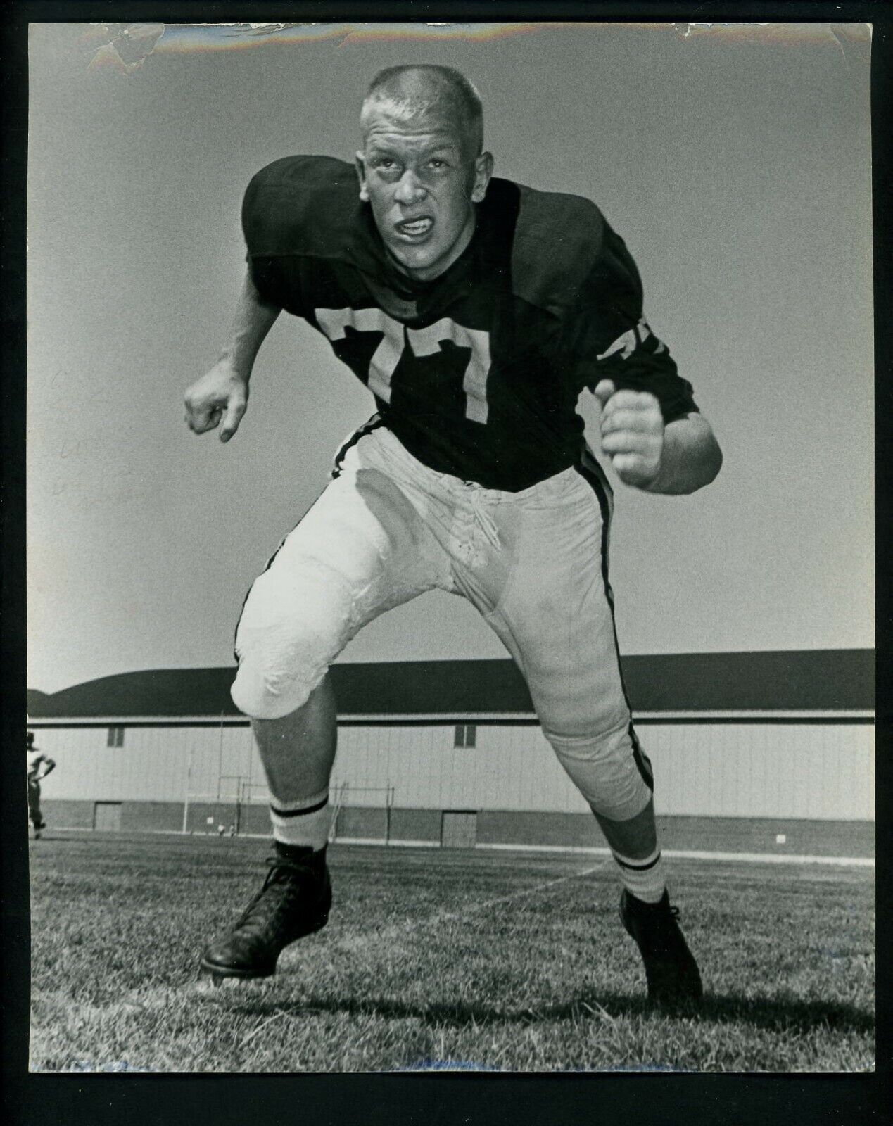 Milt Sunde 1961 Press Photo Poster painting University of Minnesota Vikings