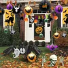 12PCS Halloween Orange Black Purple 6CM Hanging Balls Festival Decors