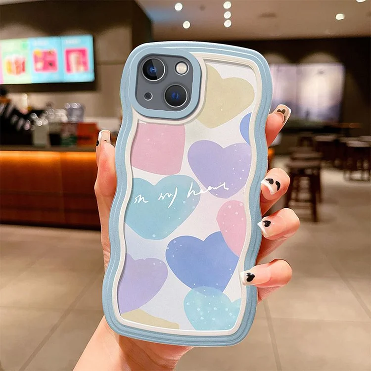 Phone Case For Huawei P60 P50 E P40 P30 P20 Pro P40 Lite 5G TPU Case Cover Fall prevention New products Simple Wavy Soft Shell