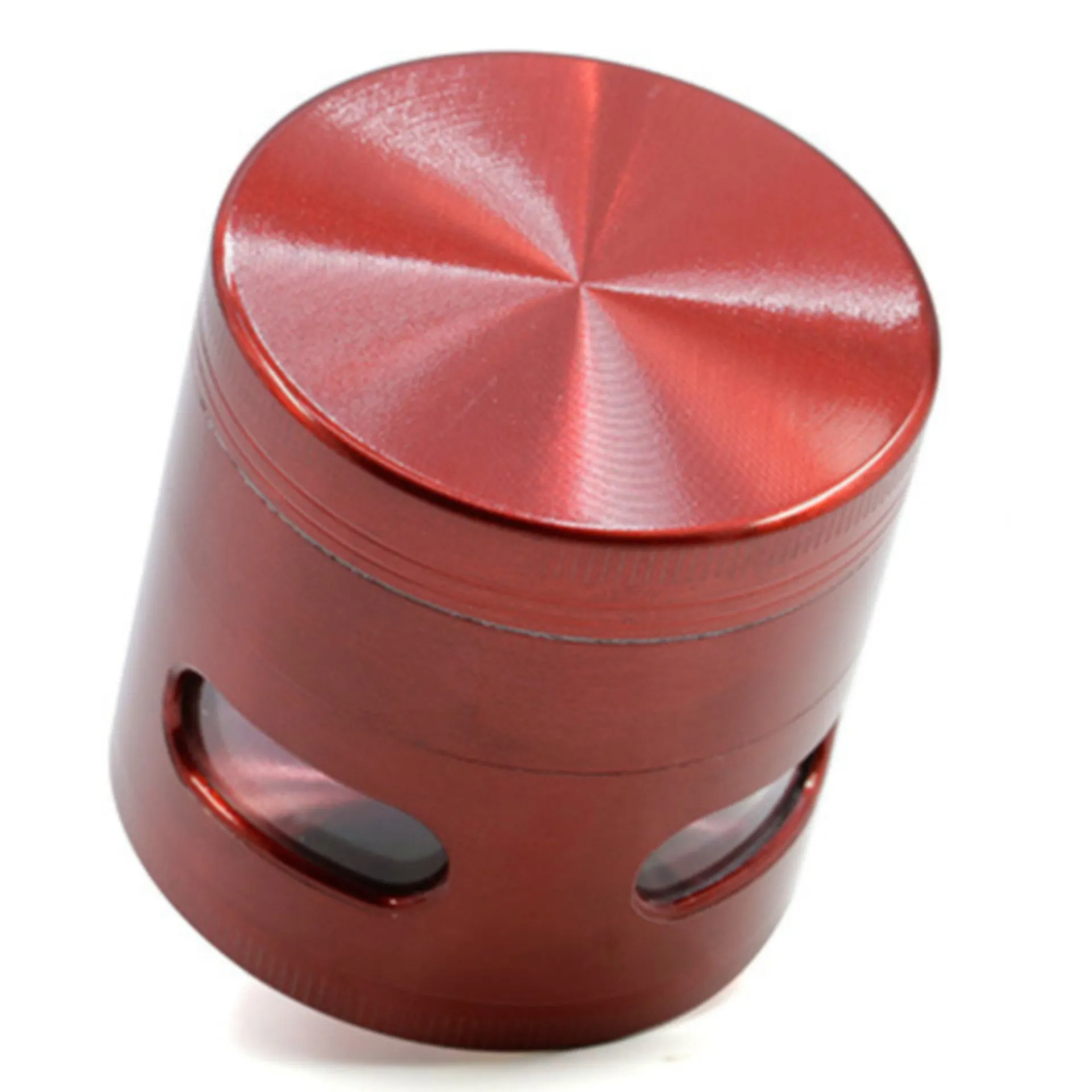 4 Piece Zinc Alloy 52MM Side Window Grinder-Red