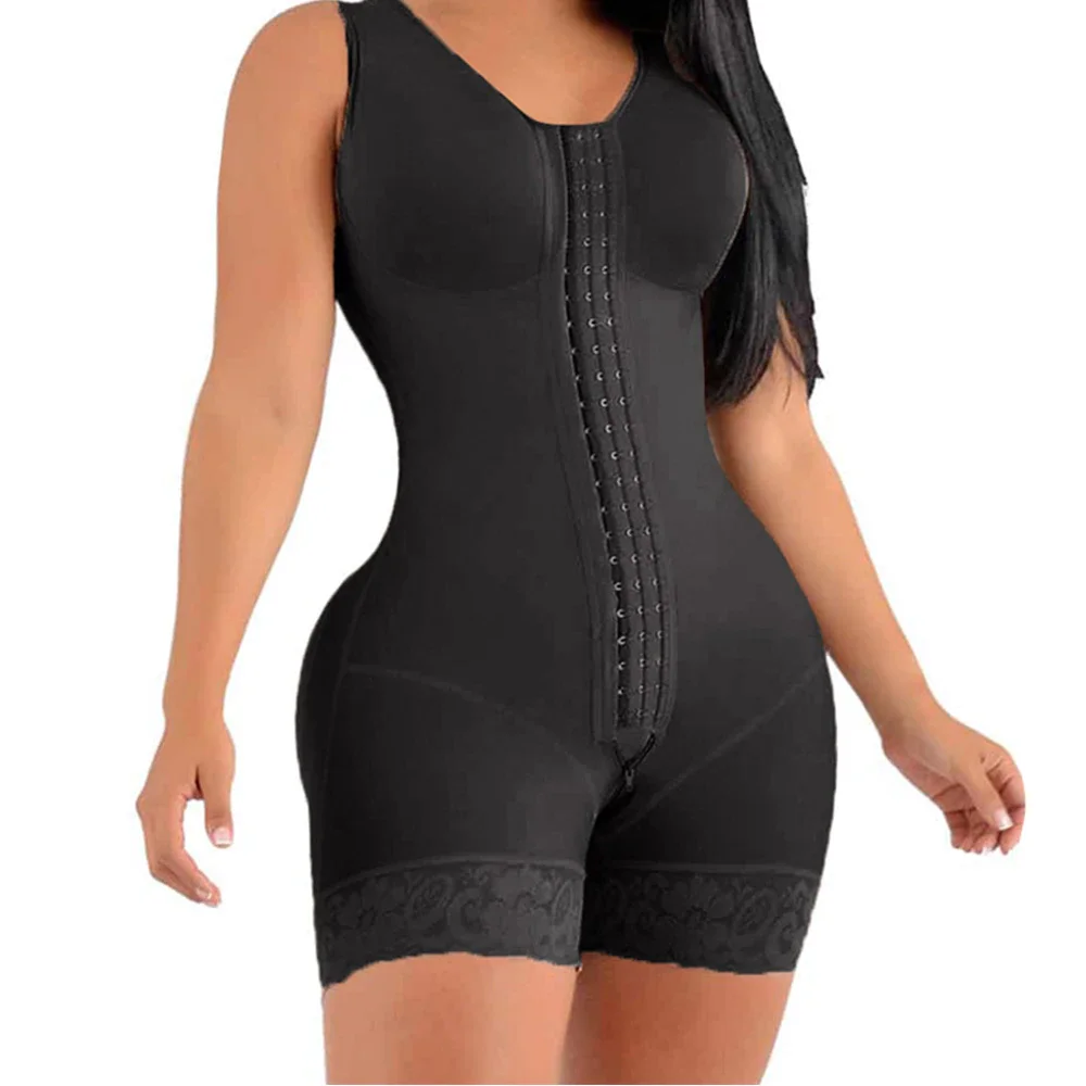 Billionm Compression Short Girdle With Brooches Bust For Daily And Post-Surgical Use Slimming Sheath Belly Women