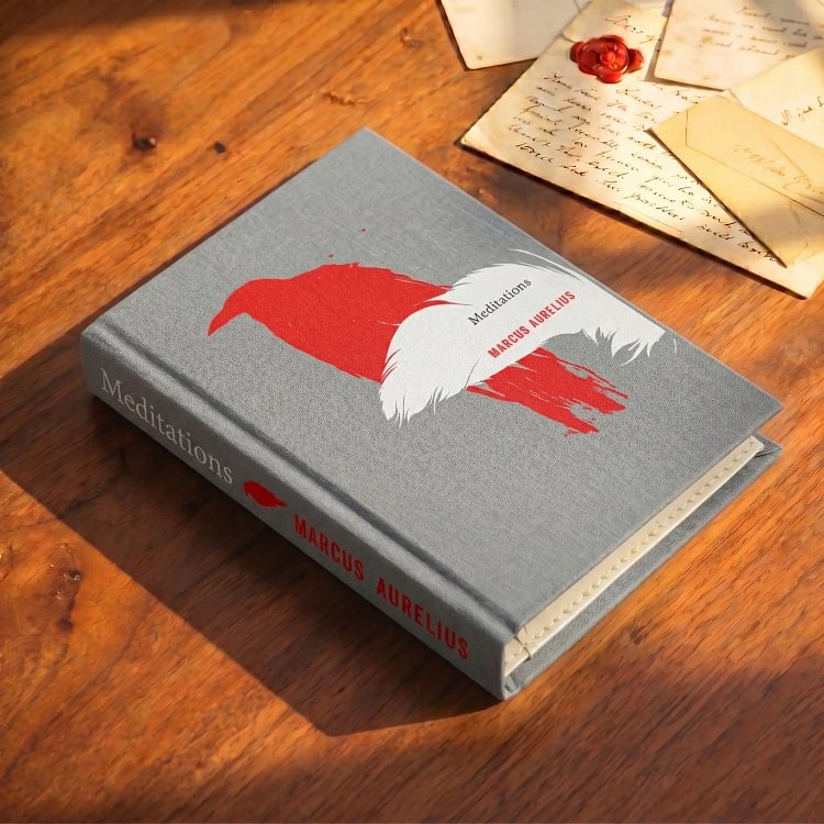 Meditations by Marcus Aurelius Book Wallet