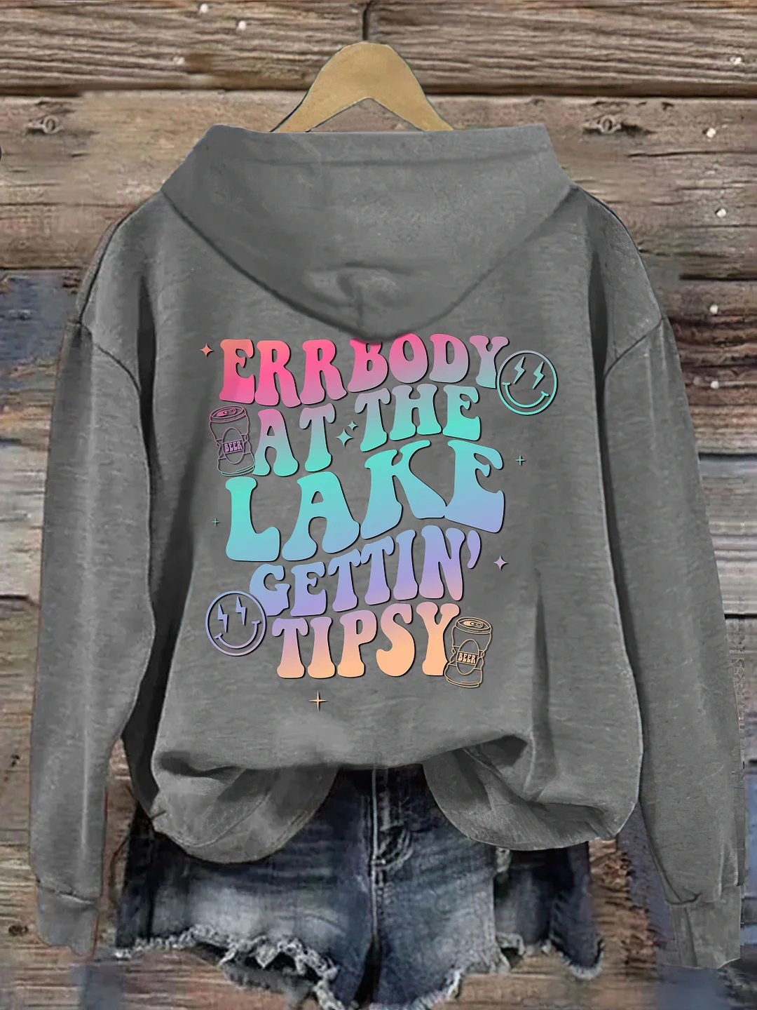 Errbody At The Lake Gettin Tipsy Hoodie