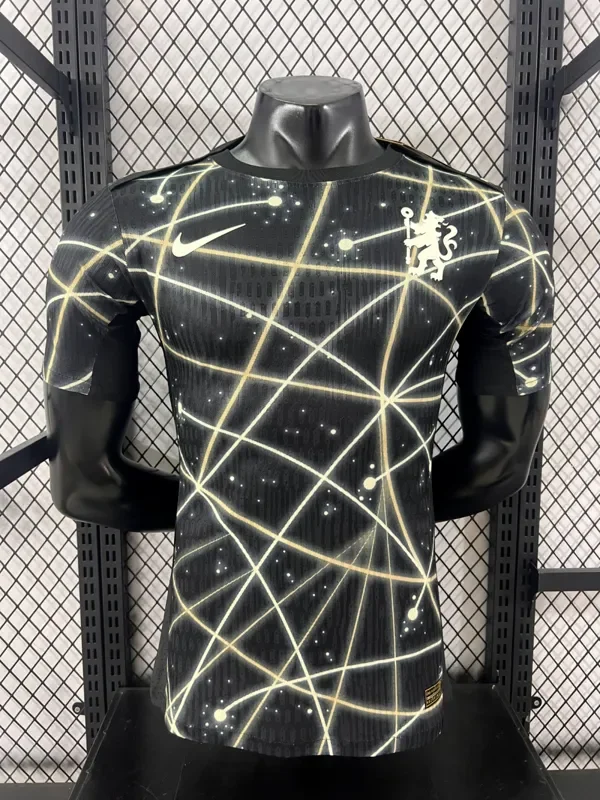 Player Version 2025-2026 Chelsea Black/Yellow Special Edition Soccer Jersey