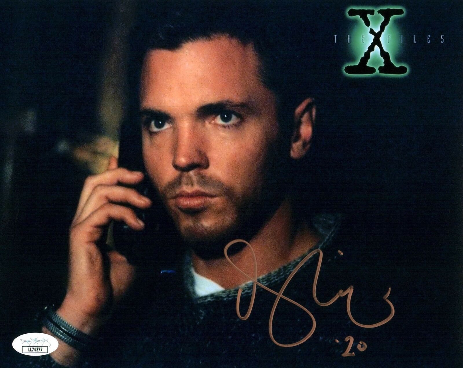 Nicholas Lea The X Files 8x10 Photo Poster painting Signed Autographed JSA Certified COA Auto