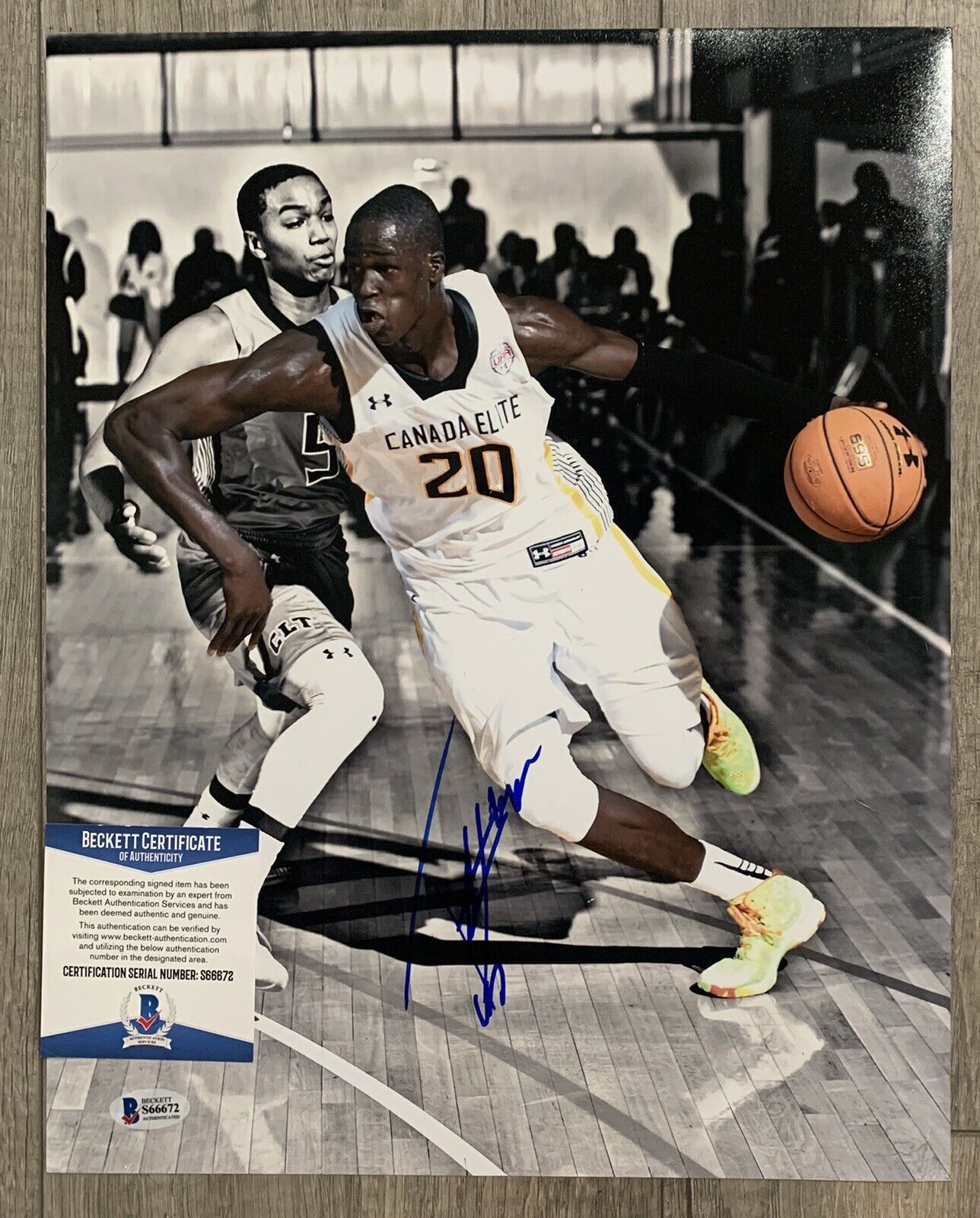 thon maker signed autographed 11 x 14 Photo Poster painting beckett bas coa