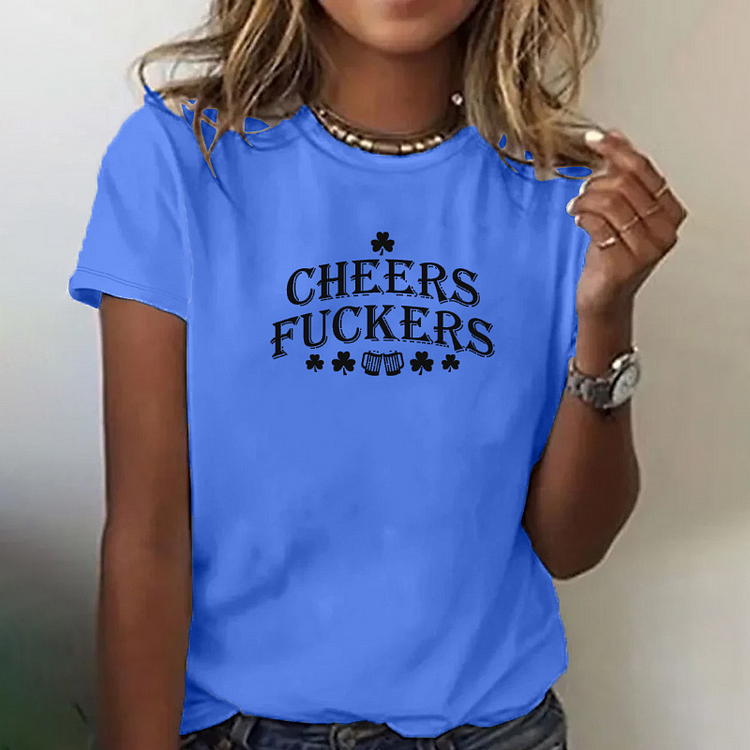 CheersFuckers women T-shirt