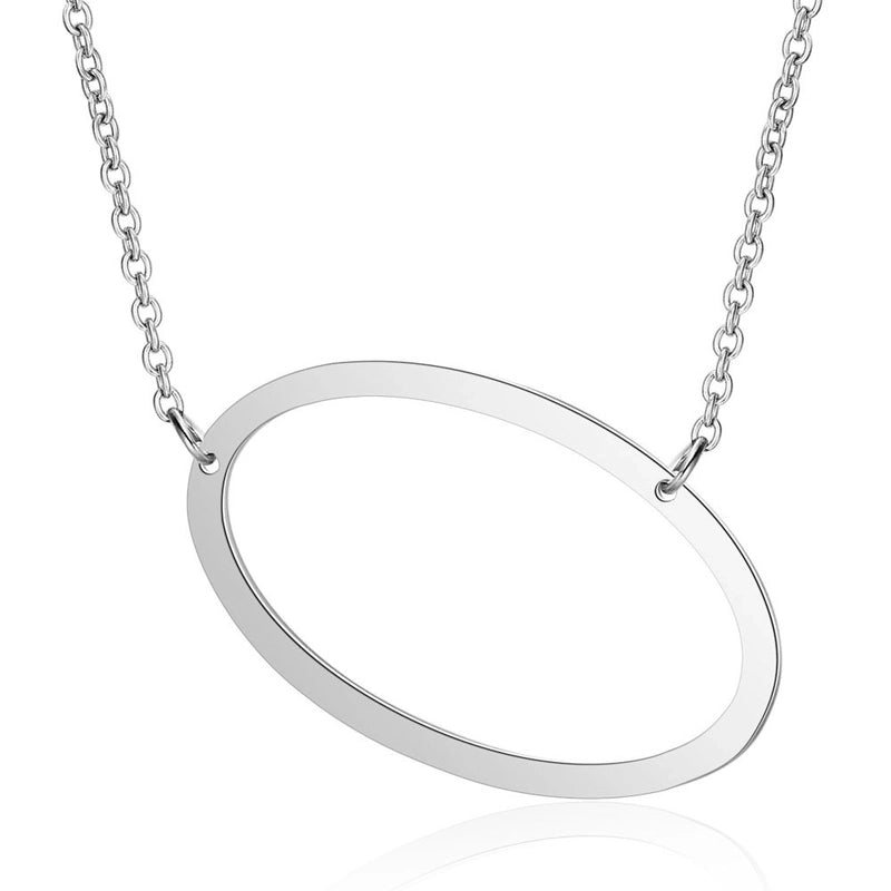 Stainless Steel Fashion Polishing Letter Necklace