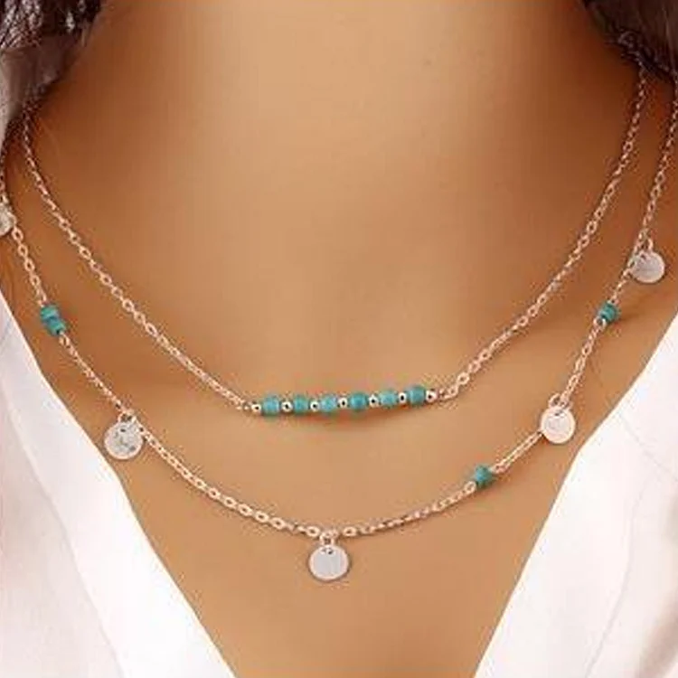 Casual Fashion Layered Pendant Necklace