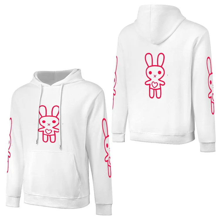 Pure Cotton Hooded Sweater Cute Bunny  customized, personalized, gift