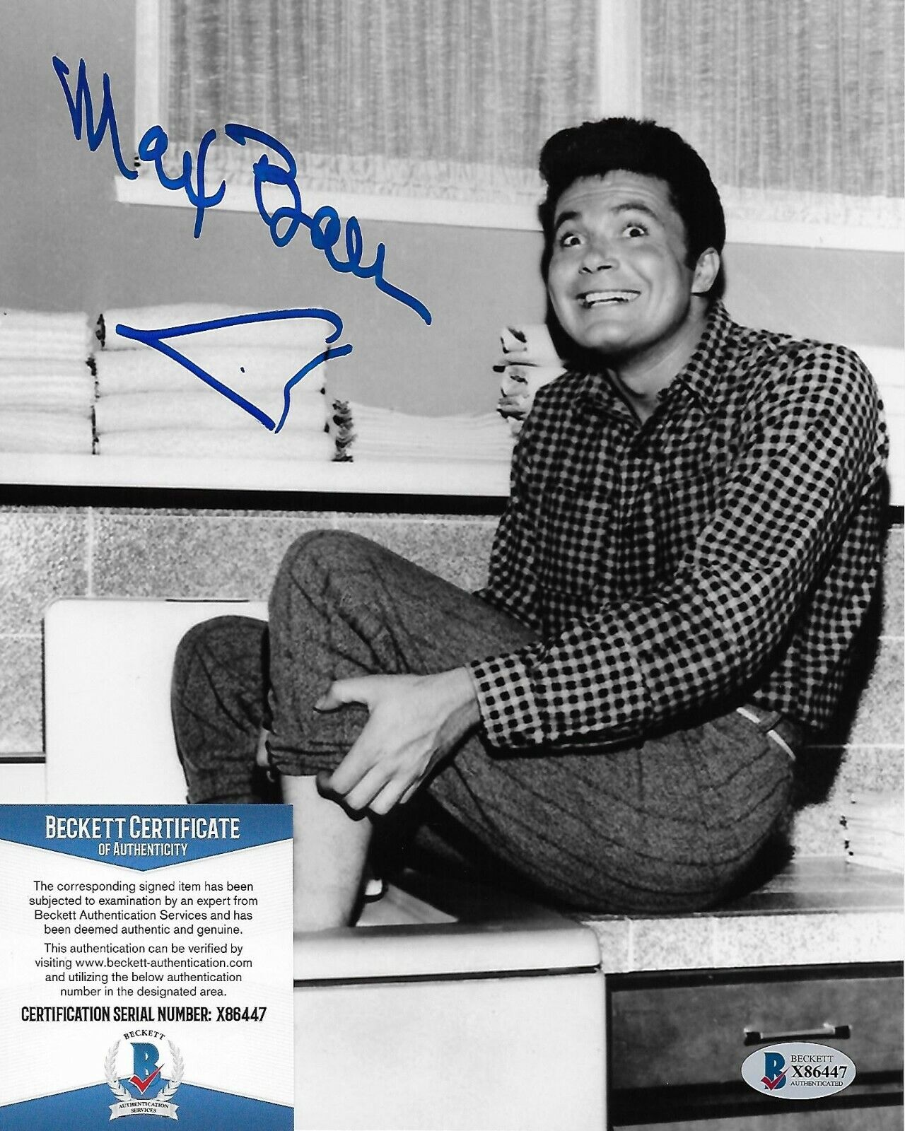 Max Baer Jr Beverly Hillbillies Original Signed 8x10 Photo Poster painting w/Beckett COA #6