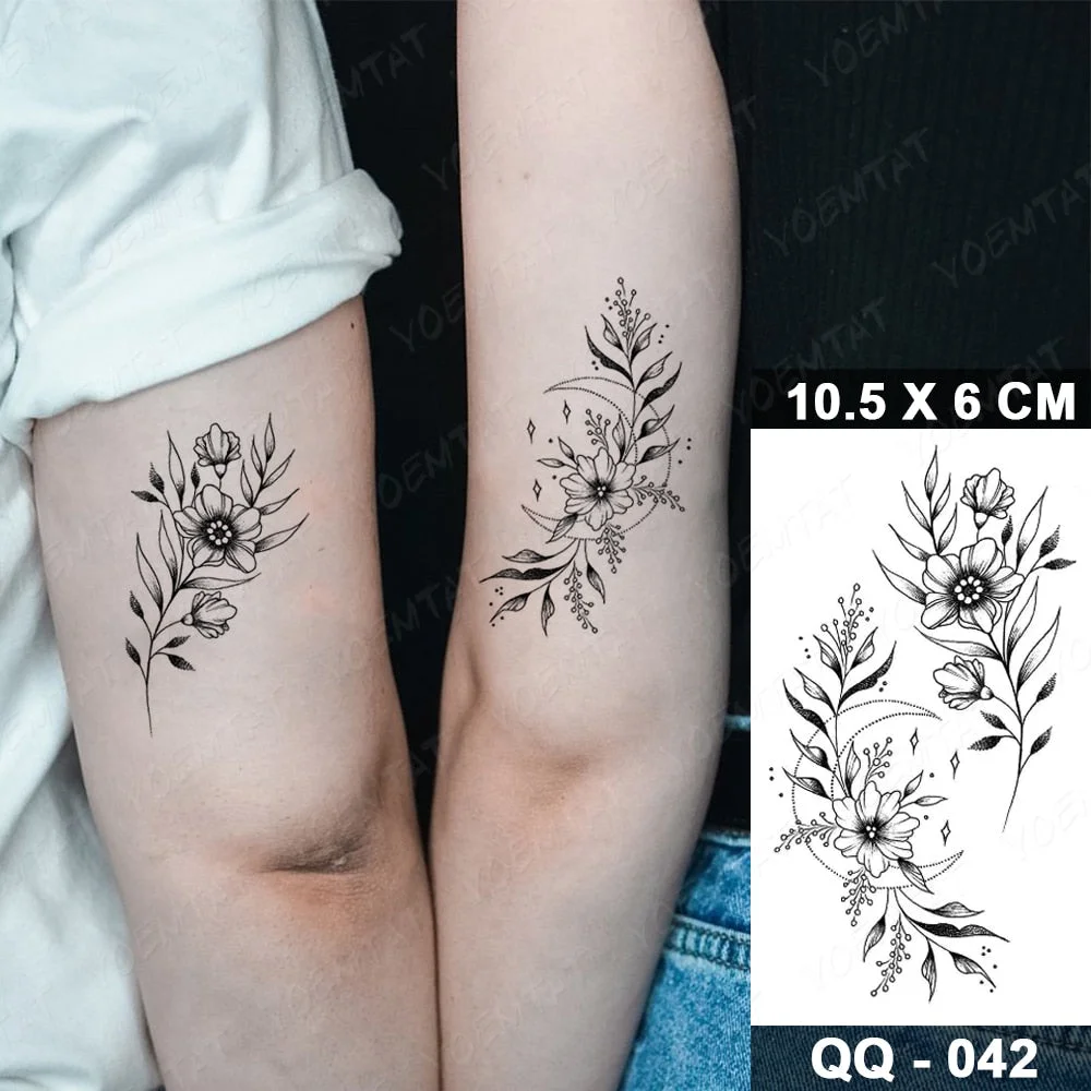 Waterproof Temporary Tattoo Sticker Cloud Lightning Magic Flash Tatoo Small Cute Crystal Hand Wrist Fake Tatto For Body Art