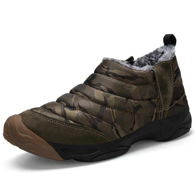 Dacomfy Men's snow boots warm sports shoes 