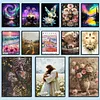 Full Drill Diamond Painting 5D Round Resin Rhinestone Landscape Canvas Kit