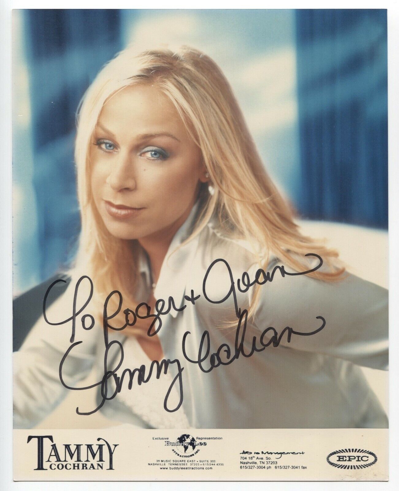 Tammy Cochran Signed 8x10 Inch Photo Poster painting Autographed Signature Country Singer