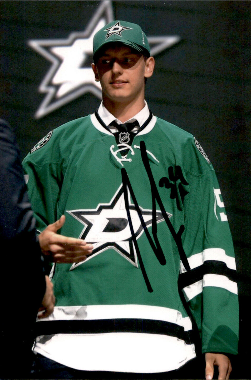 Denis Gurianov SIGNED 4x6 Photo Poster painting DALLAS STARS #3