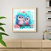 Owl - 18CT Stamped Cross Stitch 20*20cm