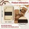 Wooden Needle Box Built-in Strong Magnet Needles Storage Holder with Lid Pin Organizer for Quilters Sewers Craft Supplies Gift