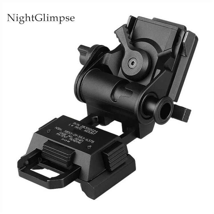 YSS L4 G24 Mount AR-15 Scope/PVS-18 Airsoft Machined Low Profile Breakaway Mental Night Vision Dovetail Base Helmet Adapter/Bracket Camera equipment contactor