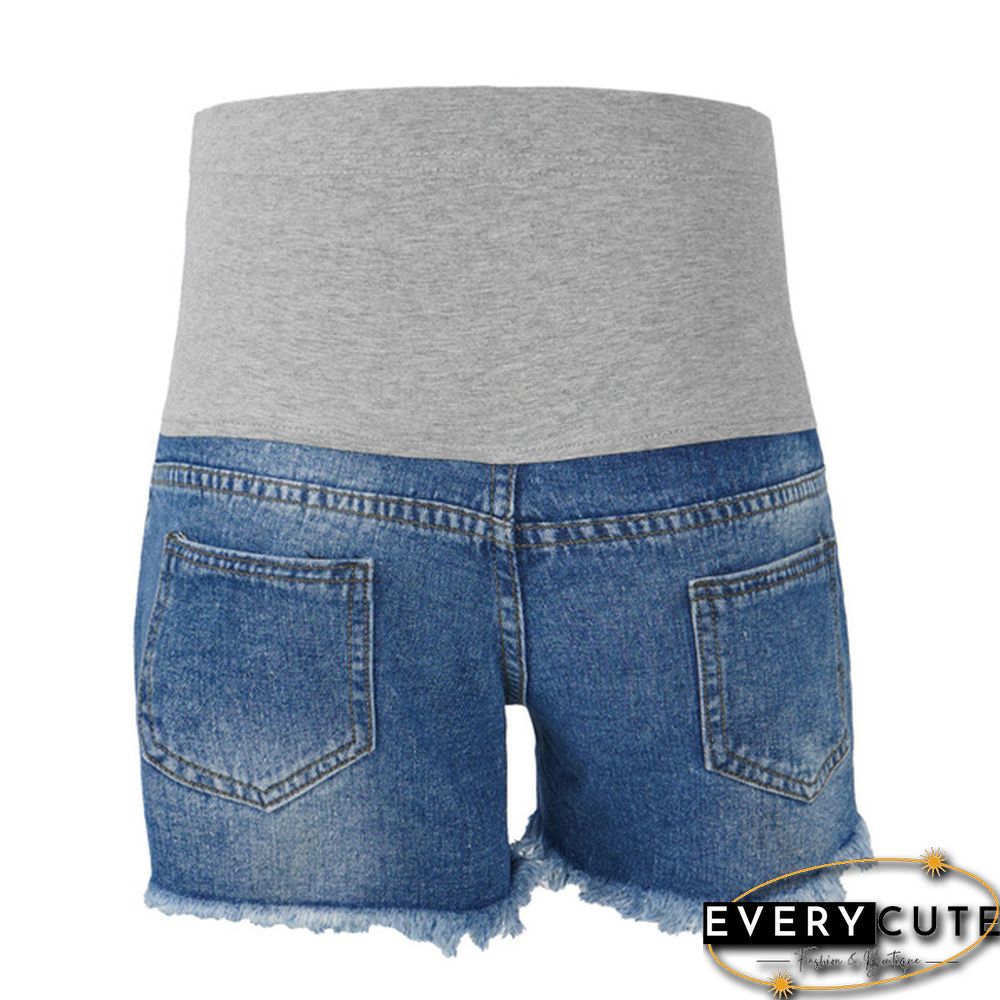 Pregnant women's Denim Shorts Summer Pregnant Casual Short For Women Pregnacy Shorts