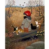 (40*50cm)Autumn Girl - Full Round Drill Diamond Painting