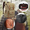 Kamerarucksack mit Laptopfach,Spektiv DSLR Rucksack,Camera Backpack Canvas,Fotorucksack Vintage für Kamera Zubehör,Outdoor Fototasche für Kamera Sony Canon Nikon