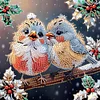 Diamond Painting-DIY Crystal Rhinestone Christmas Bird