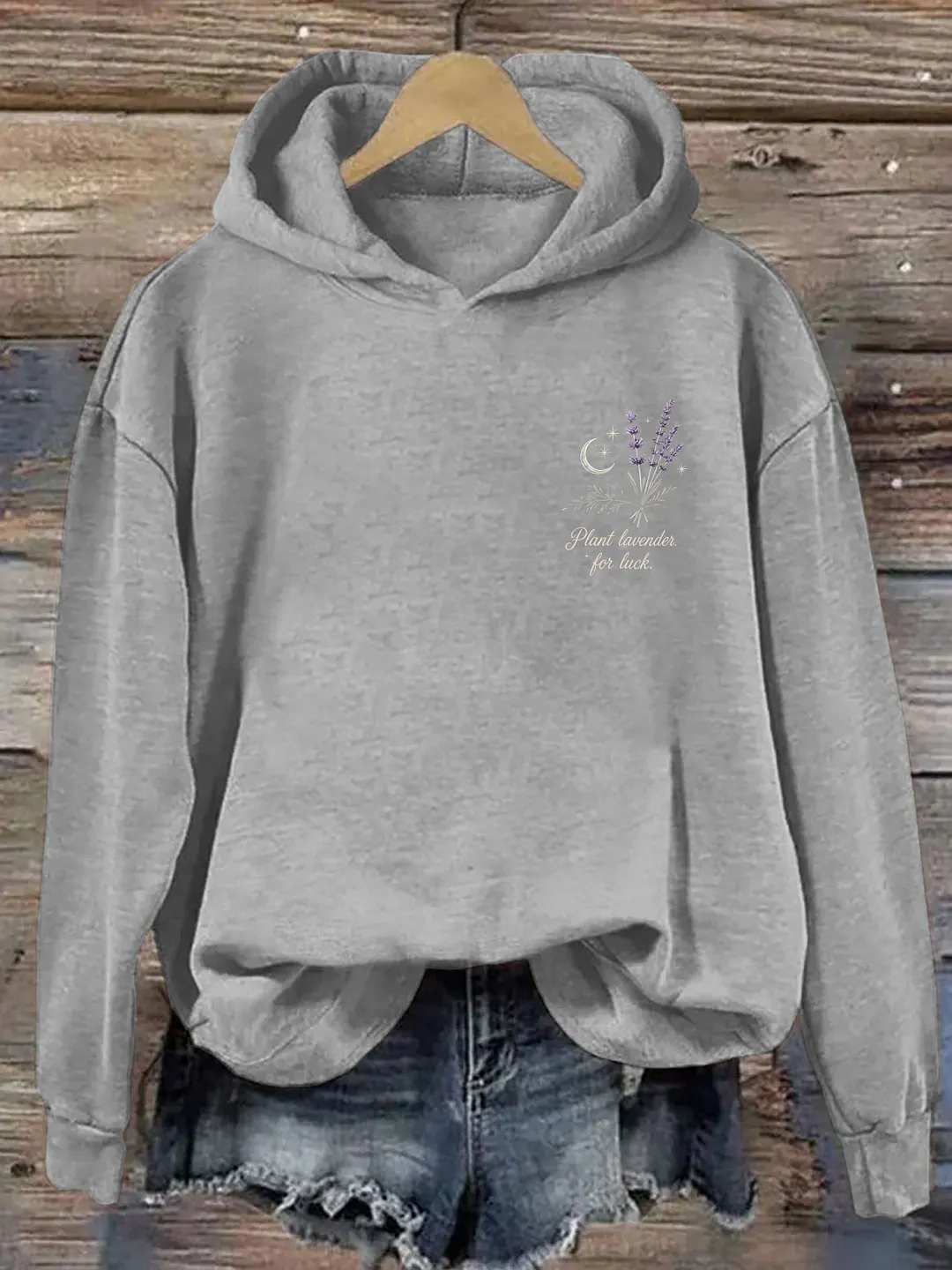 Plant Lavender For Luck Hoodie
