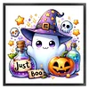 (Stamped/Counted) Halloween Ghost-11CT Cross Stitch 40*40cm/15.75*15.75in
