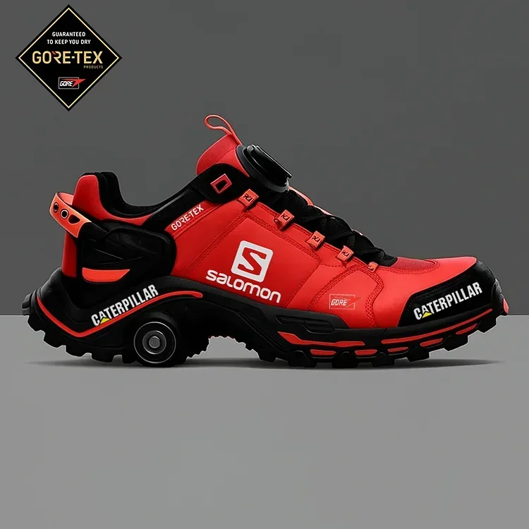 F&eacute;rfi v&iacute;z&aacute;ll&oacute; &eacute;s l&eacute;legző munka- &eacute;s t&uacute;racipő a Salomon&reg;-t&oacute;l &eacute;s a CAT-t&oacute;l, ide&aacute;lis munk&aacute;ba &eacute;s szabadt&eacute;ri tev&eacute;kenys&eacute;gekhez.