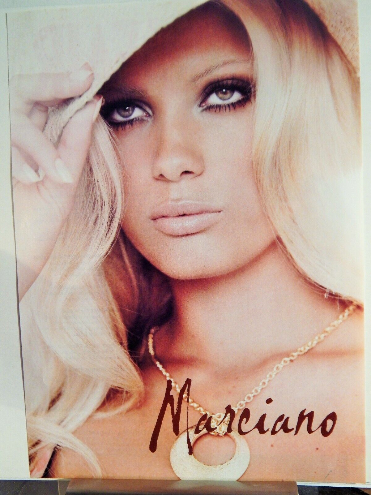 MARCIANA LUXE FASHION 2007 VTG Photo Poster painting AD, RARE EPHEMERA