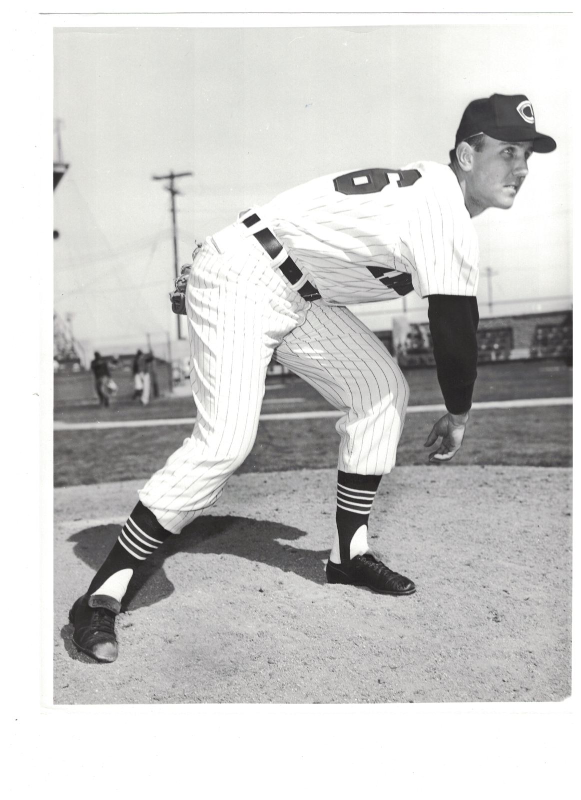 Dick Brodowski Cleveland Indians 8x10 Vintage Team Issued Photo Poster painting RH1