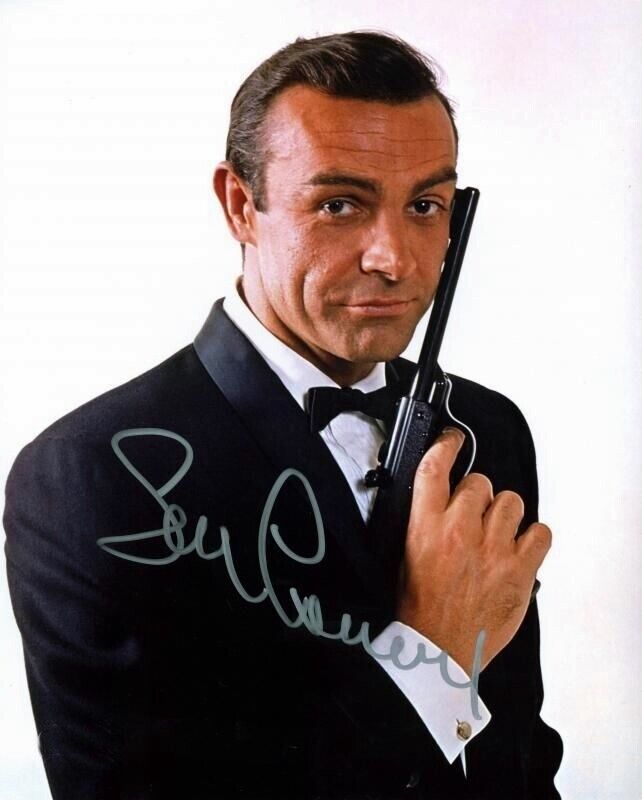 Sean Connery James Bond Signed 8x10 Autographed Photo Poster painting reprint