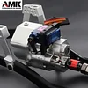 AMK Axial SCX10 Upgrades 313mm Wheelbase DIY Metal Chassis Frame with Prefixal 2 Speed Transmission Gearbox Adapt to 1/10 RC Crawler Body for Expert Players