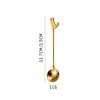 Cat Spoon Stainless Steel Coffee Tea Spoon Teaspoon Ice Cream Dessert Spoon