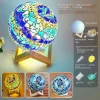 DIY Turkish Mosaic Art Light Material Package Handmade Night Lamp Design Kit