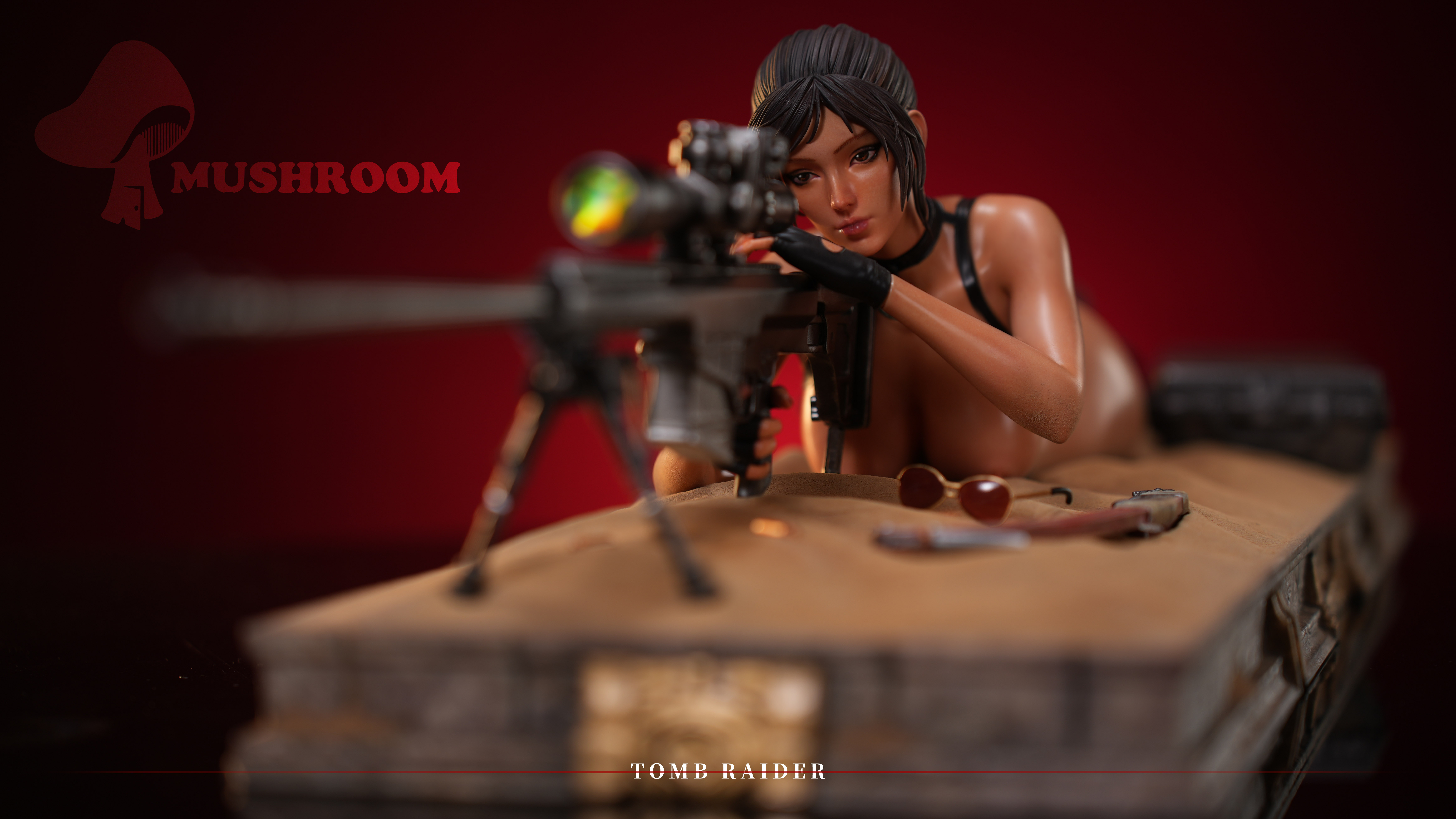 PRE-ORDER Mushroom Studio - TombRaider  Lara Croft 1/4 Statue(GK) (Adult 18+)-