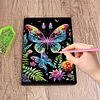 (US Local)50-Page A5 Butterfly Diamond Painting Diary NoteBook Holiday Birthday Gift