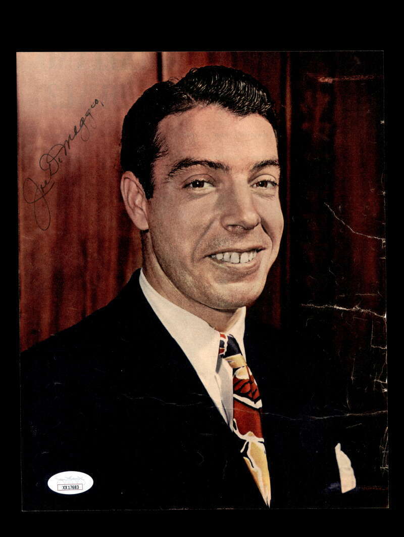 Joe Dimaggio JSA Signed 8x10 Photo Poster painting Autograph