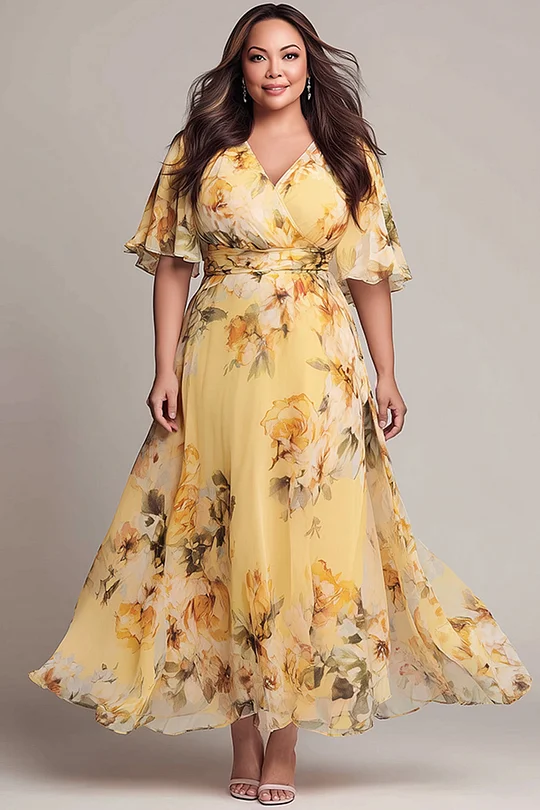 women's fall work dress Plus Size Classic Wrap Belted Dress main image 1