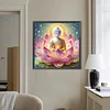 Lotus Buddha - Rundbohrer Diamantmalerei - 50*50cm