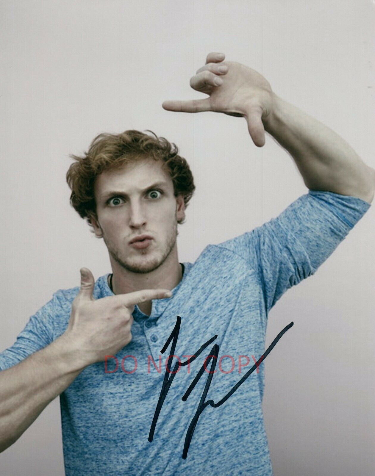 Logan Paul YouTube Vine Star Impaulsive Signed 8x10 Photo Poster painting Autographed REPRINT