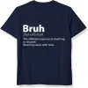 Bruh Definition Printed Men's Short Sleeves T-Shirt