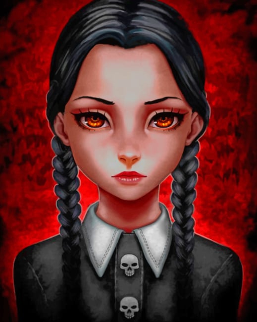 

Wednesday Addams – Paint By Numbers - 40*50CM, 501 Original