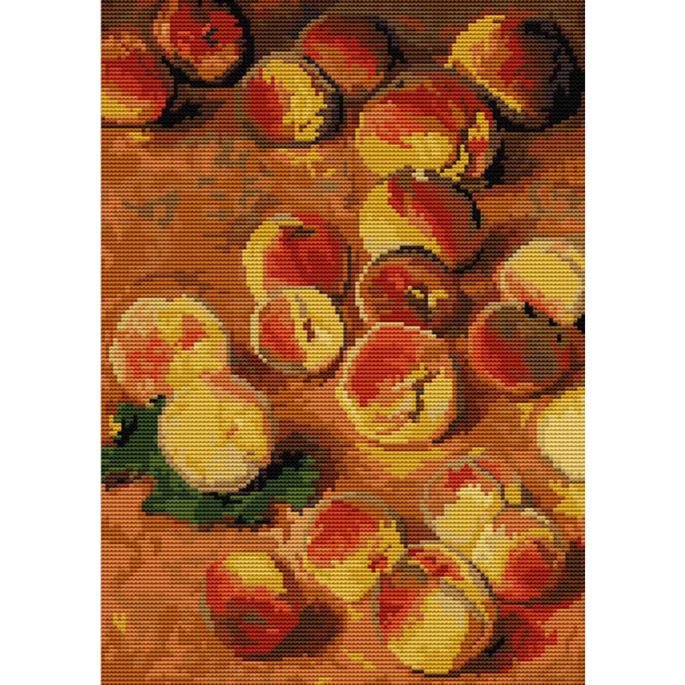 

Peach - 14CT Stamped Cross Stitch - 29*38CM, 501 Original